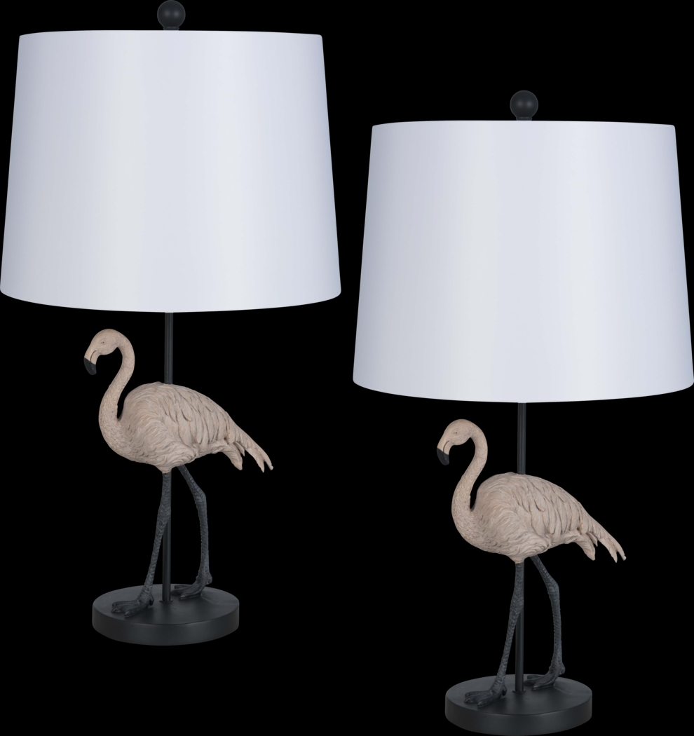Broadford Pink Lamp, Set of 2 - Thumbnail - Image 1