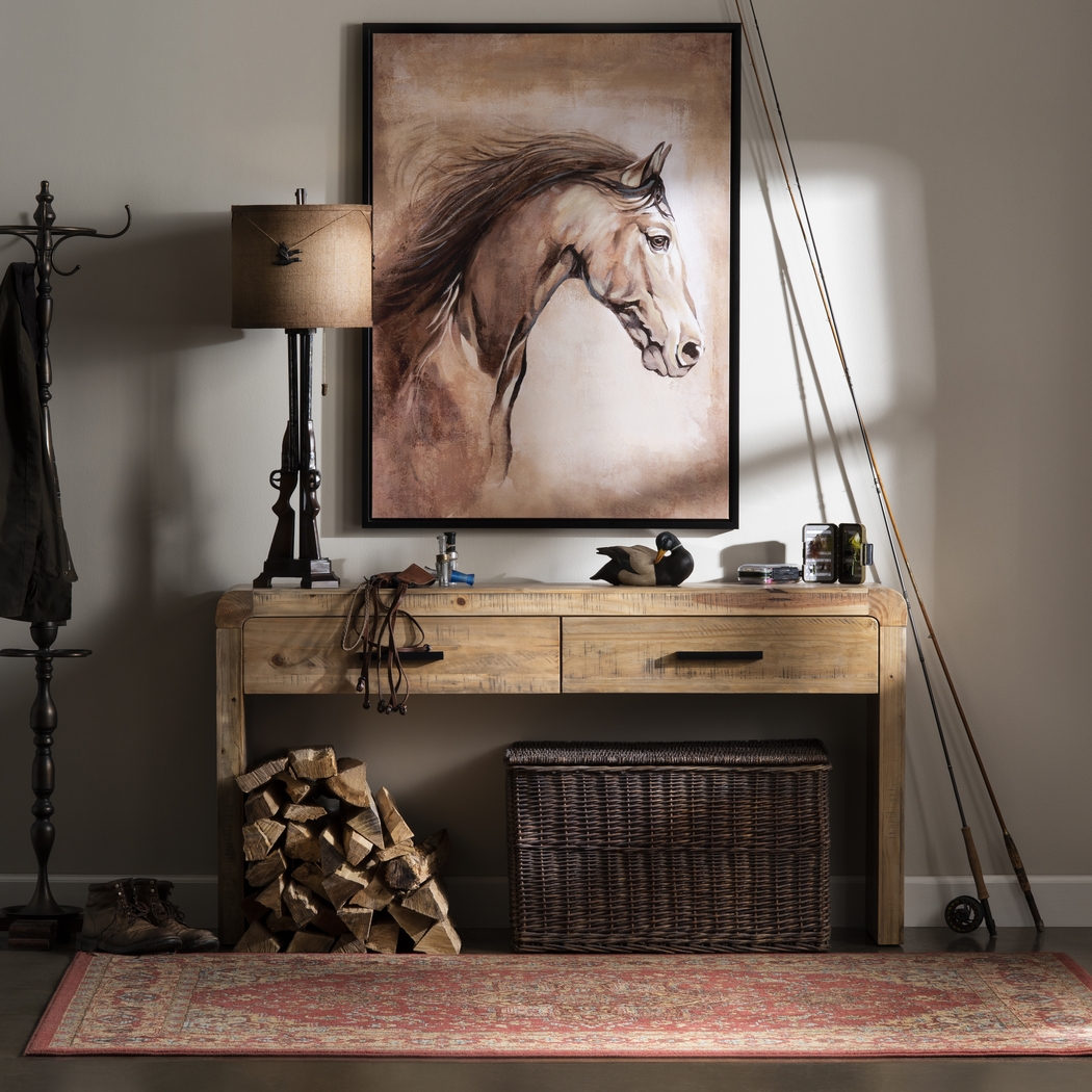Broadfording Brown Console Table - Thumbnail - Image 2