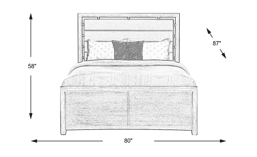 Dimension Image. Please refer to the Dimension Tab on this page for dimension details.