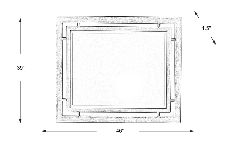 Dimension Image. Please refer to the Dimension Tab on this page for dimension details.