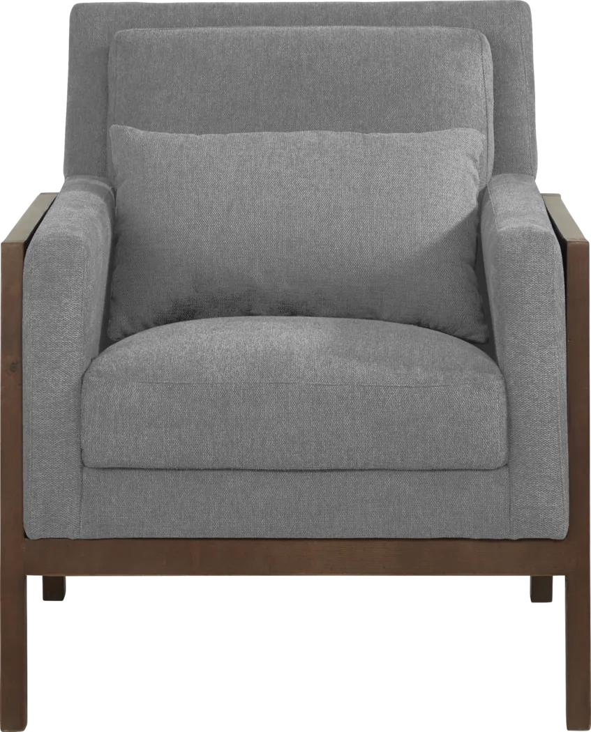Broadview Park Gray Accent Chair - Thumbnail - Image 2