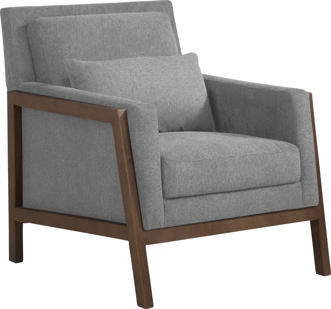 Broadview Park Gray Accent Chair - Thumbnail - Image 1