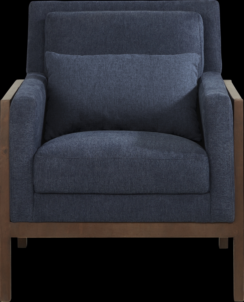Broadview Park Navy Accent Chair - Thumbnail - Image 2