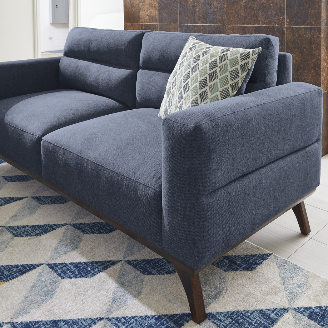 Broadview Park Navy Sofa - Thumbnail - Image 2