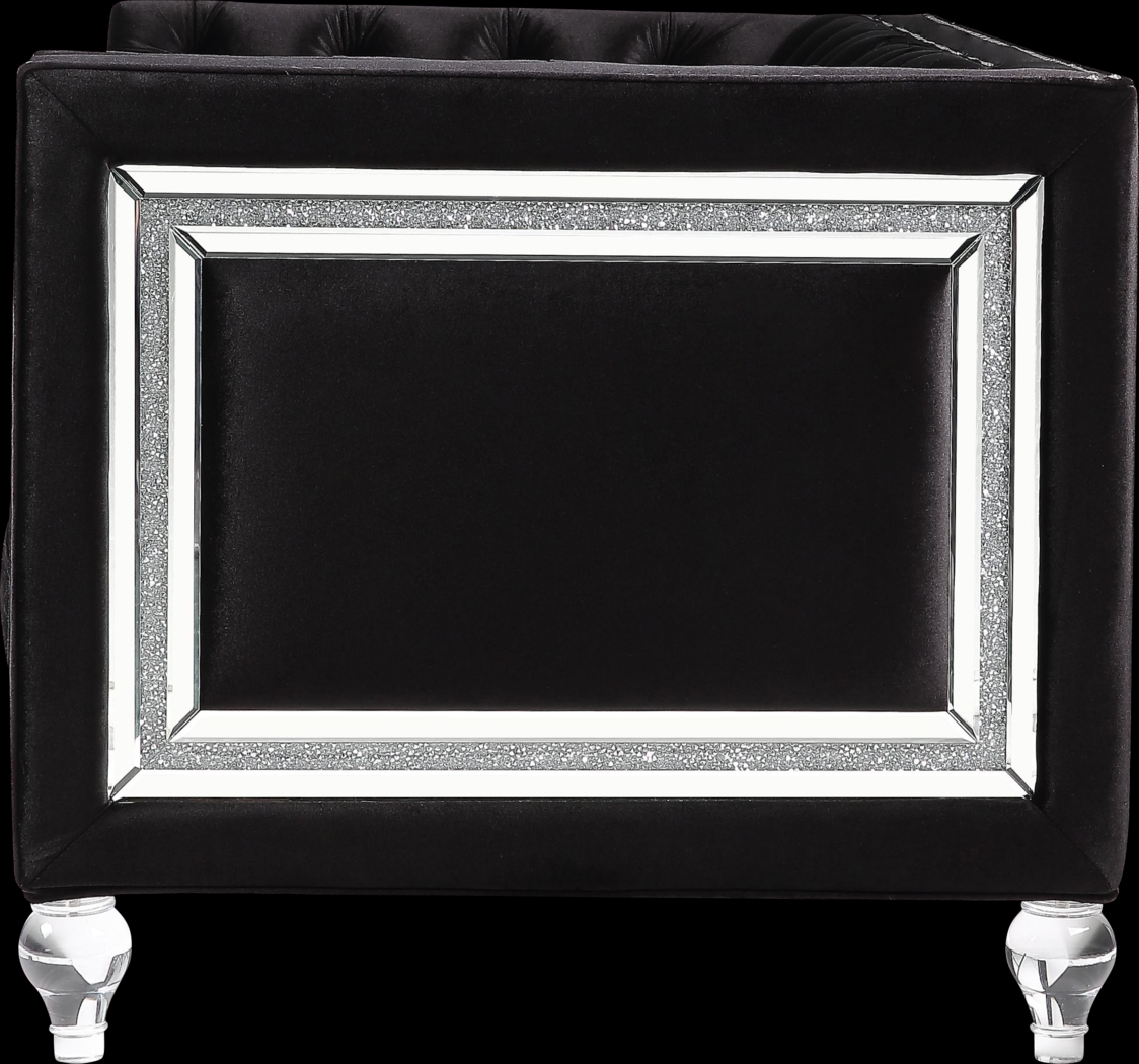 Brocadero Black Sofa - Thumbnail - Image 4