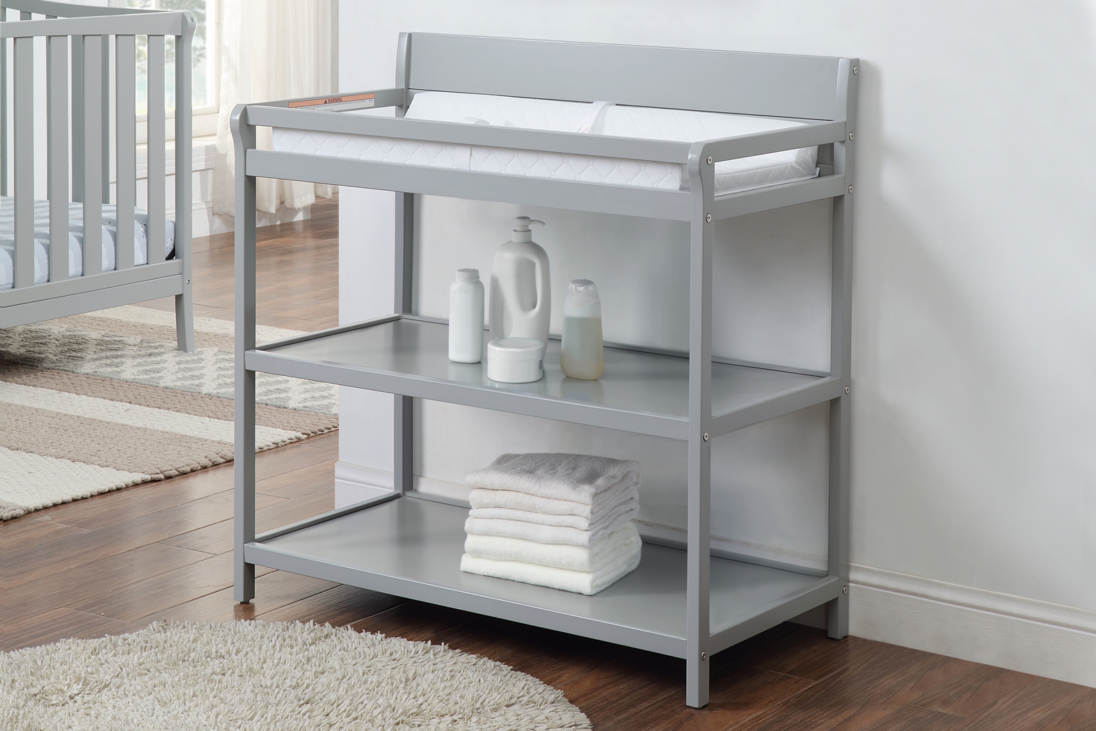 Kids Brockhill Gray Changing Table - Thumbnail - Image 3