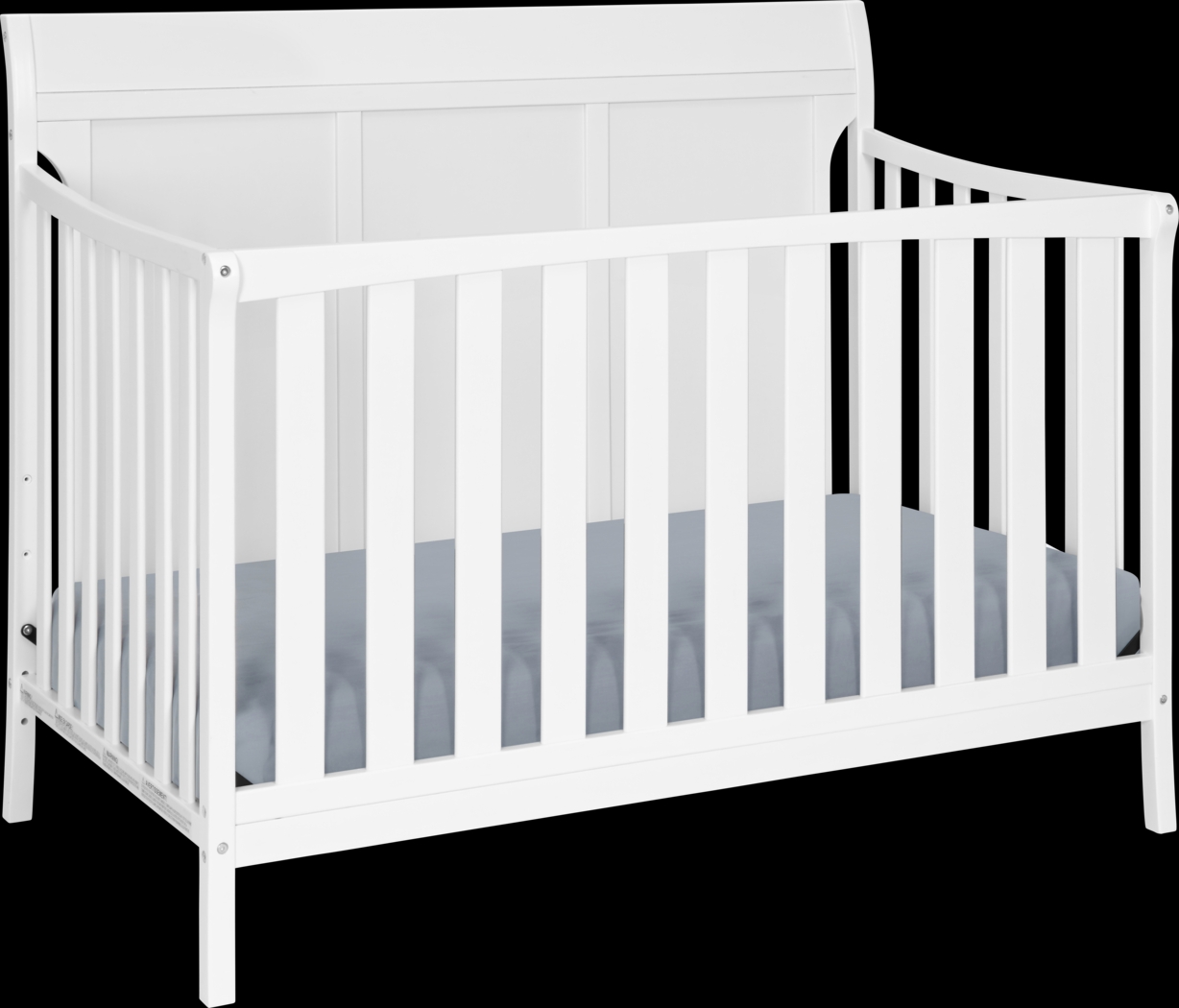 Kids Brockhill White Crib - Thumbnail - Image 1