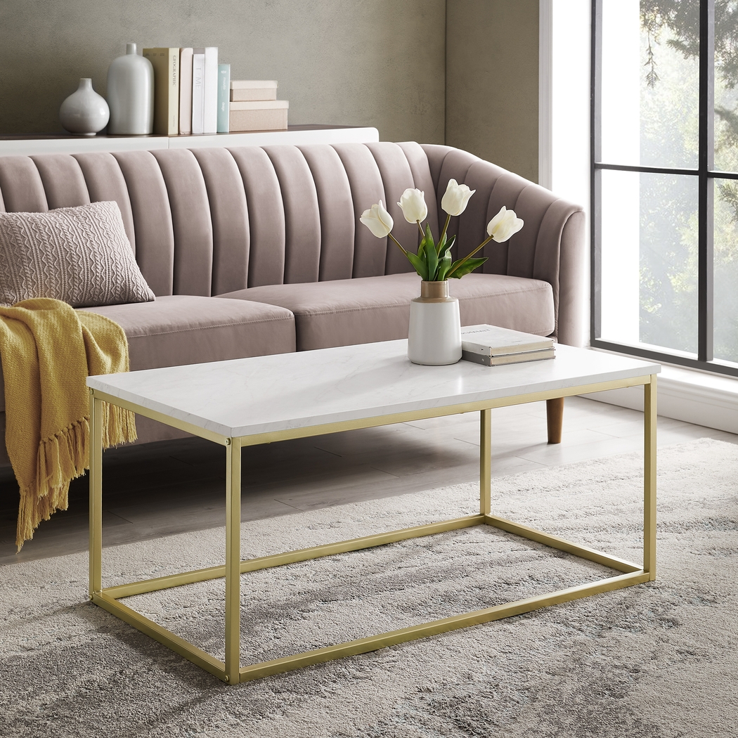 Brockwood White Cocktail Table - Thumbnail - Image 2