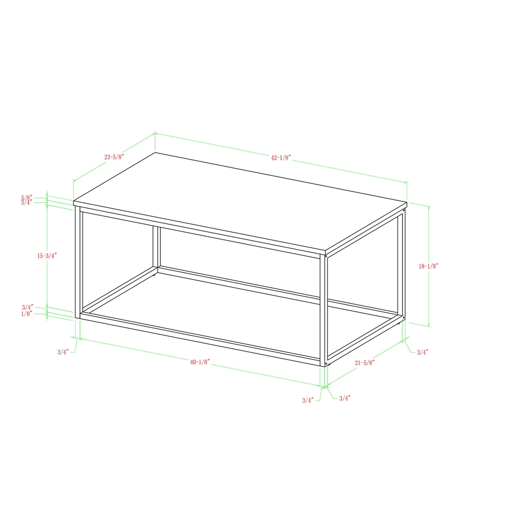 Brockwood White Cocktail Table - Thumbnail - Image 6