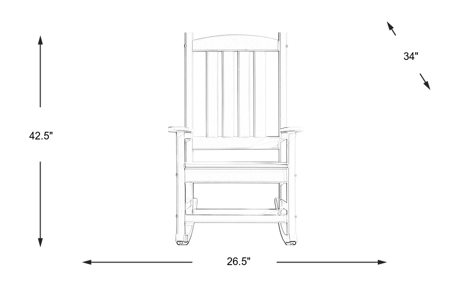 Dimension Image. Please refer to the Dimension Tab on this page for dimension details.