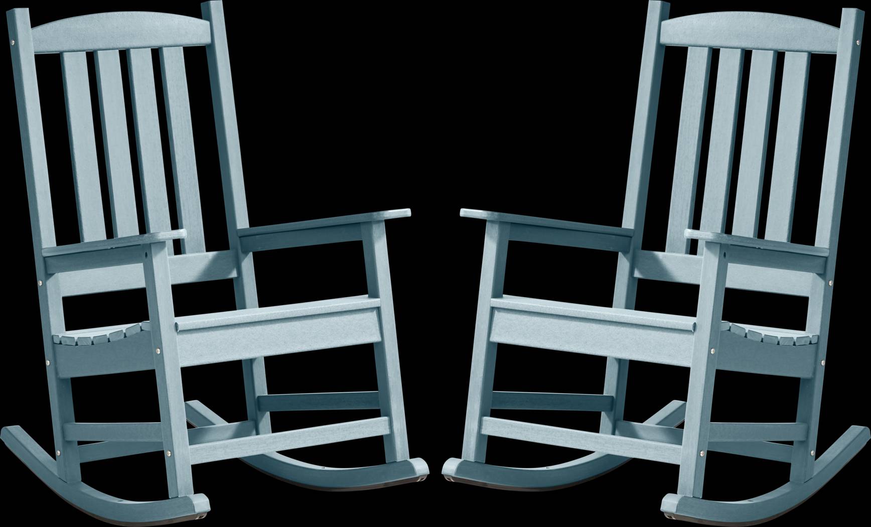 Brocky Sky Outdoor Rocking Chair, Set of Two - Thumbnail - Image 1