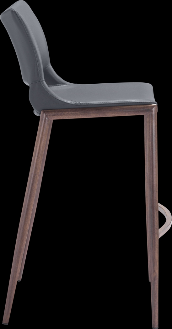 Brocton Gray Bar Height Stool, Set of 2 - Thumbnail - Image 4