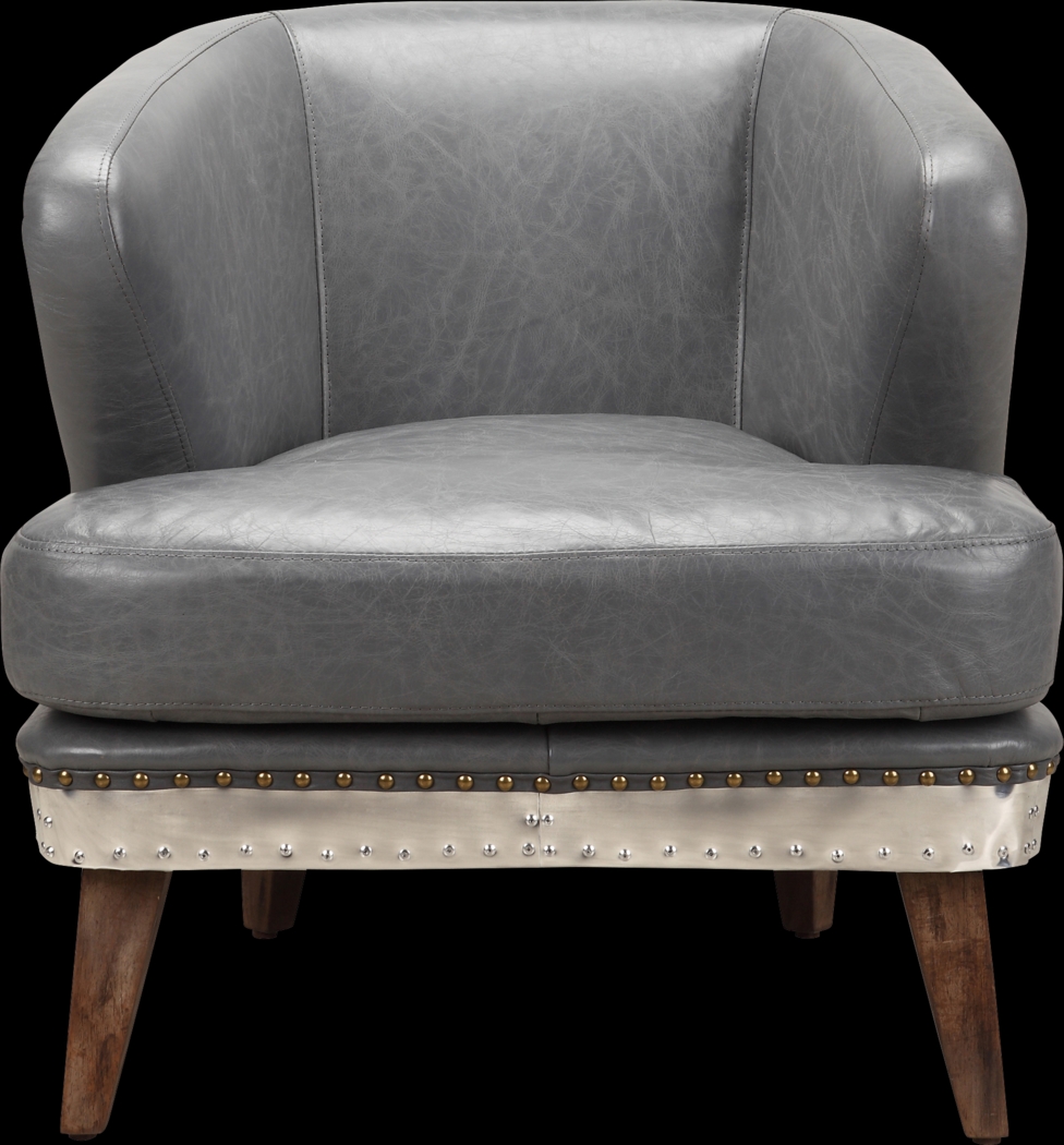 Brocton Grey Accent Chair - Thumbnail - Image 2
