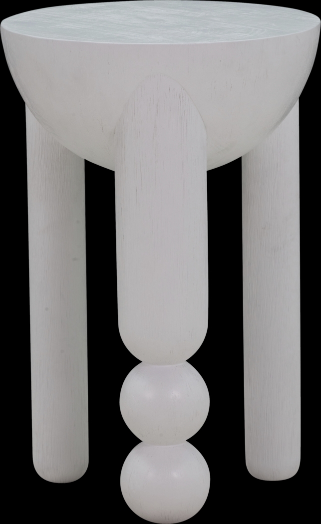 Brodiea White End Table - Thumbnail - Image 3