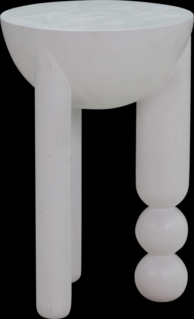 Brodiea White End Table - Thumbnail - Image 4