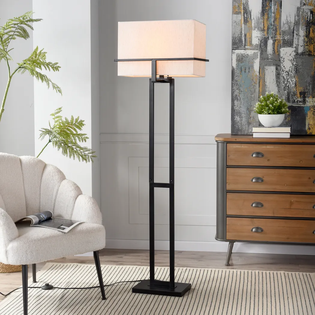 Brodin Black Floor Lamp - Thumbnail - Image 2