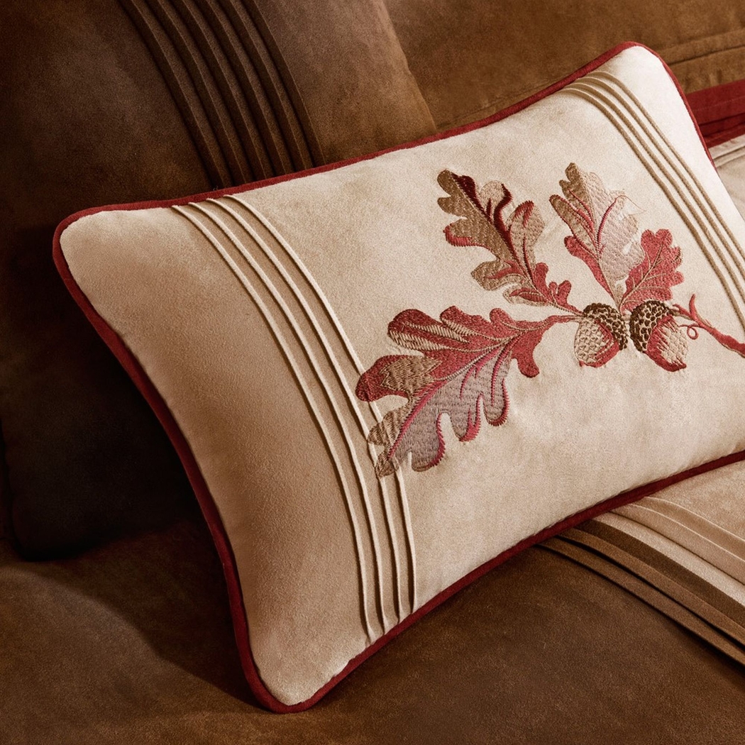 Brodnax Red 7 Pc Queen Comforter Set - Thumbnail - Image 6