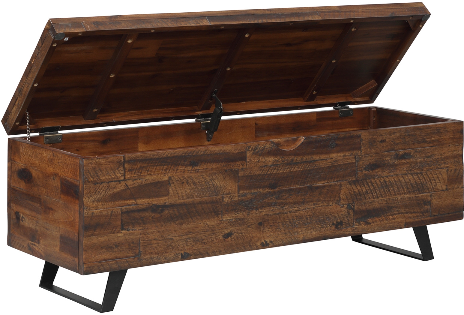 Brodnex Brown Storage Trunk - Thumbnail - Image 2