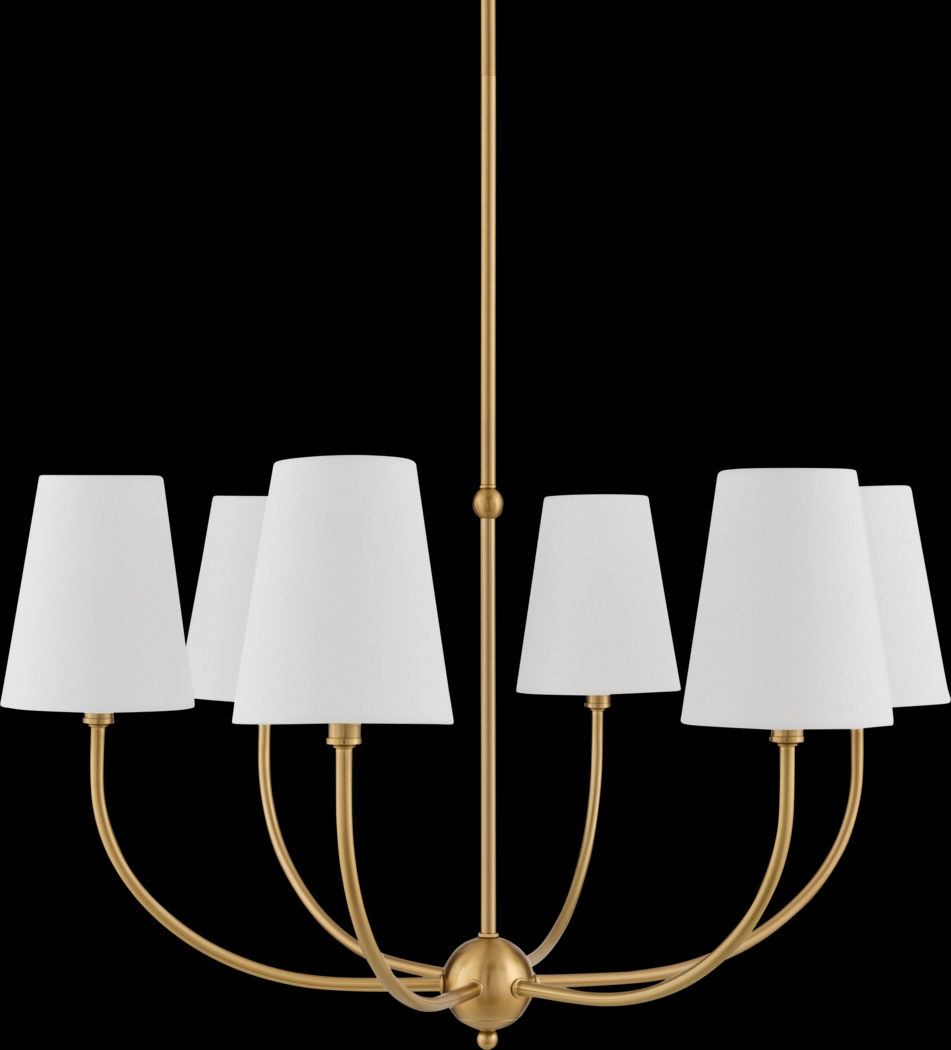 Brodrik Gold Chandelier - Thumbnail - Image 1