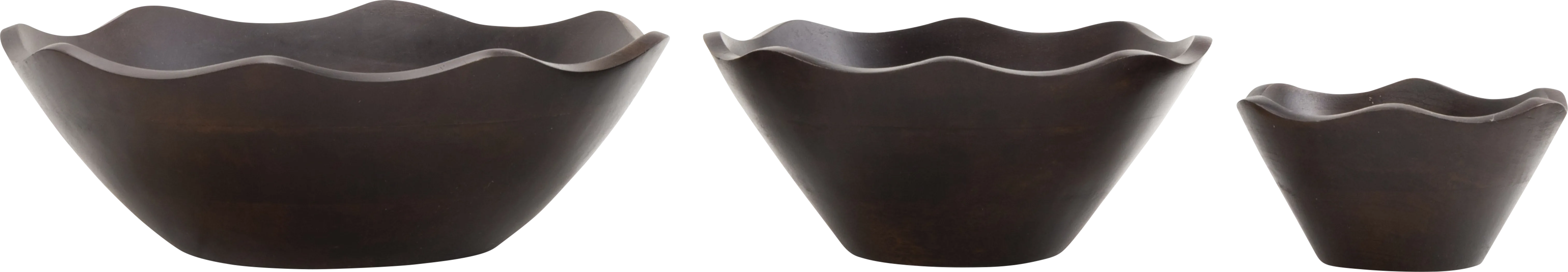Brodyn Dark Brown Bowl, Set of 3 - Thumbnail - Image 6