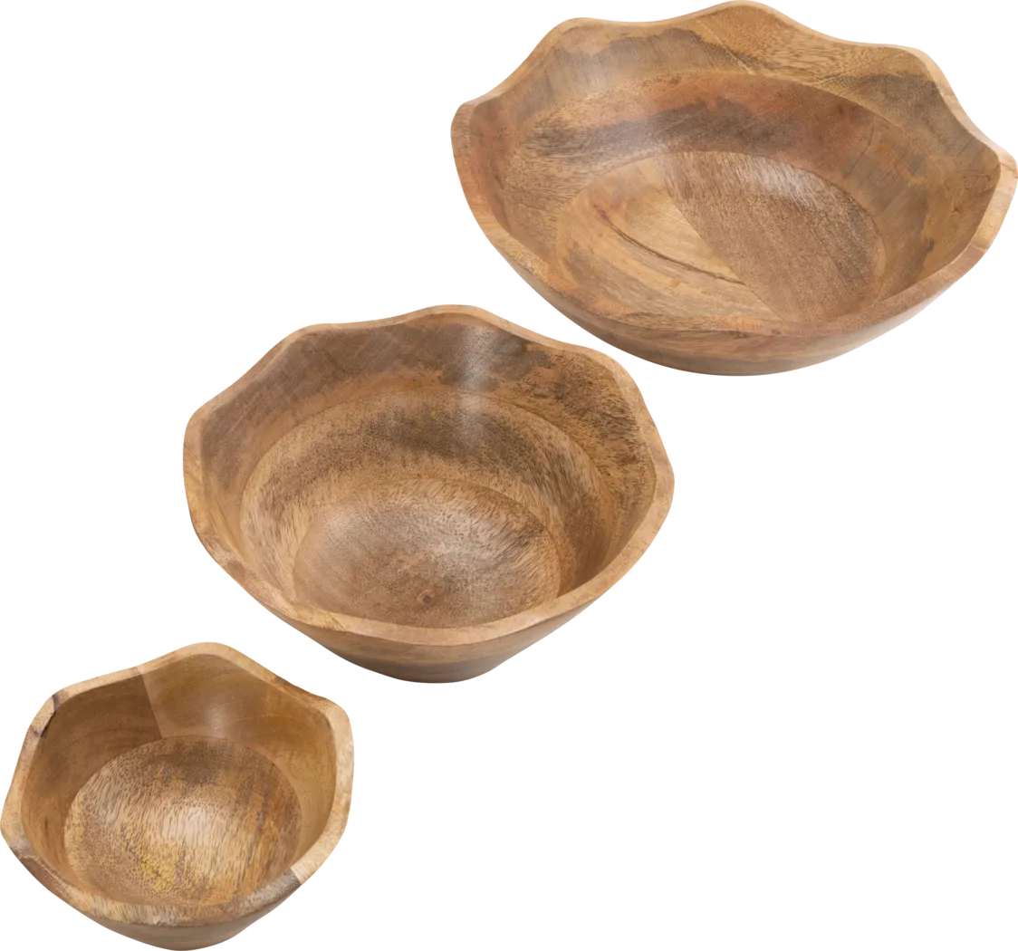Brodyn Natural Bowl, Set of 3 - Thumbnail - Image 5