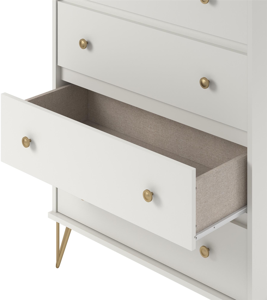 Brogden White 4 Drawer Dresser - Thumbnail - Image 7