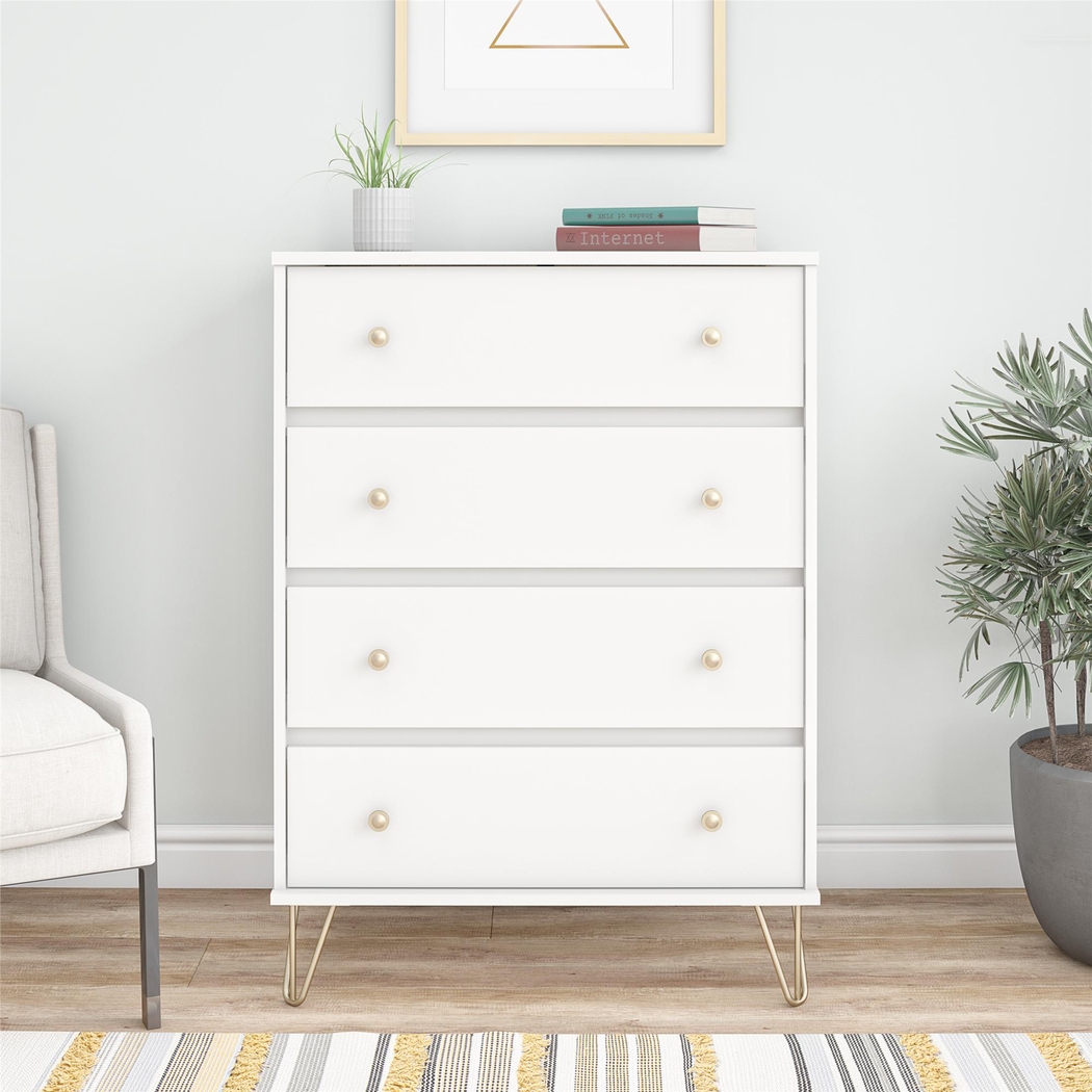 Brogden White 4 Drawer Dresser - Thumbnail - Image 8