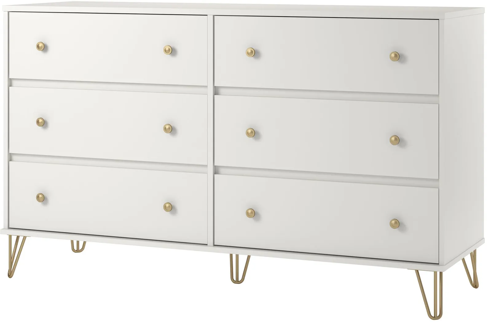 Brogden White 6 Drawer Dresser - Thumbnail - Image 2