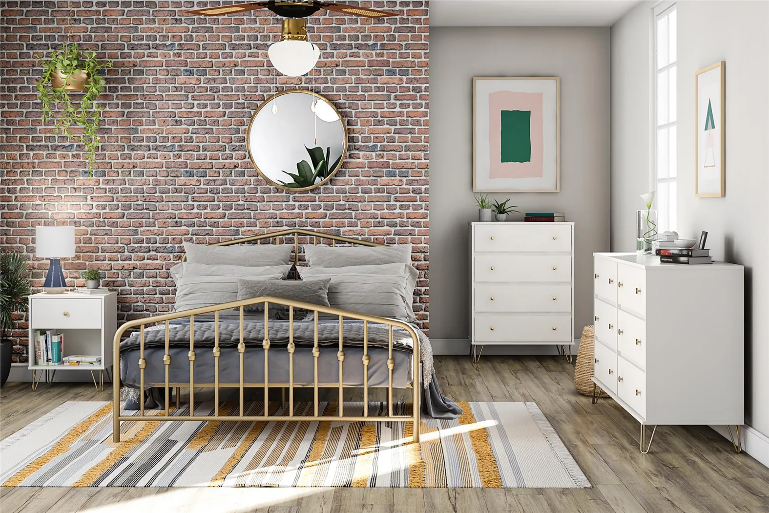 Brogden White 6 Drawer Dresser - Thumbnail - Image 11