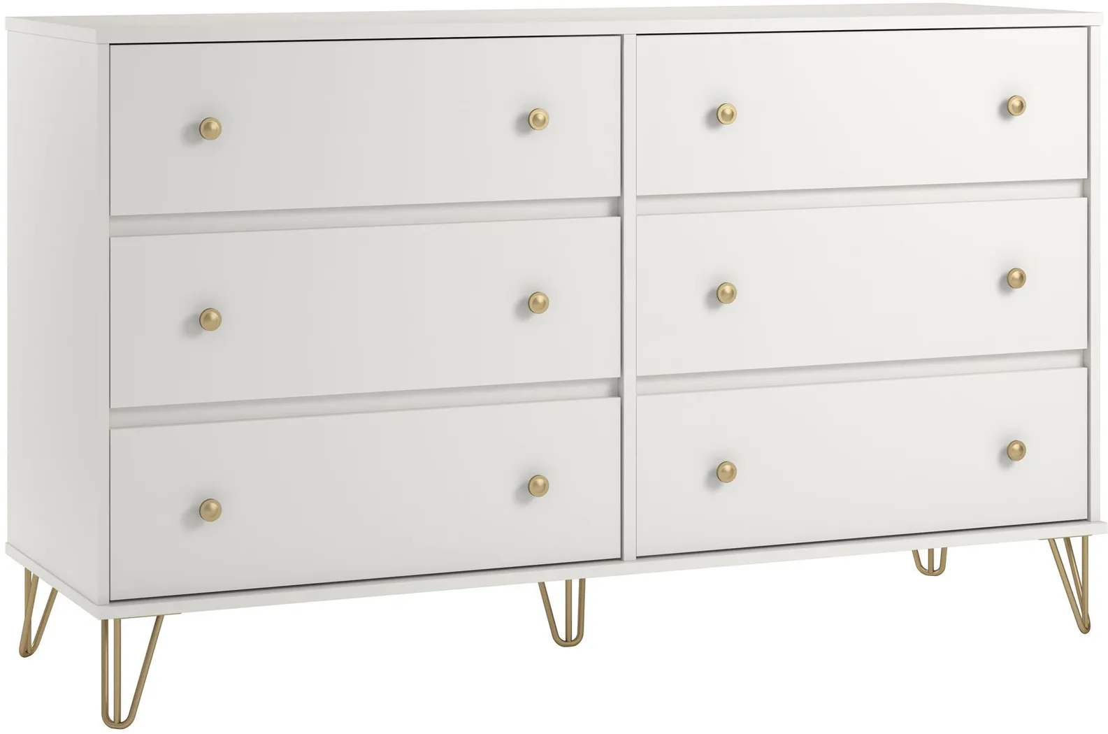 Brogden White 6 Drawer Dresser - Thumbnail - Image 3
