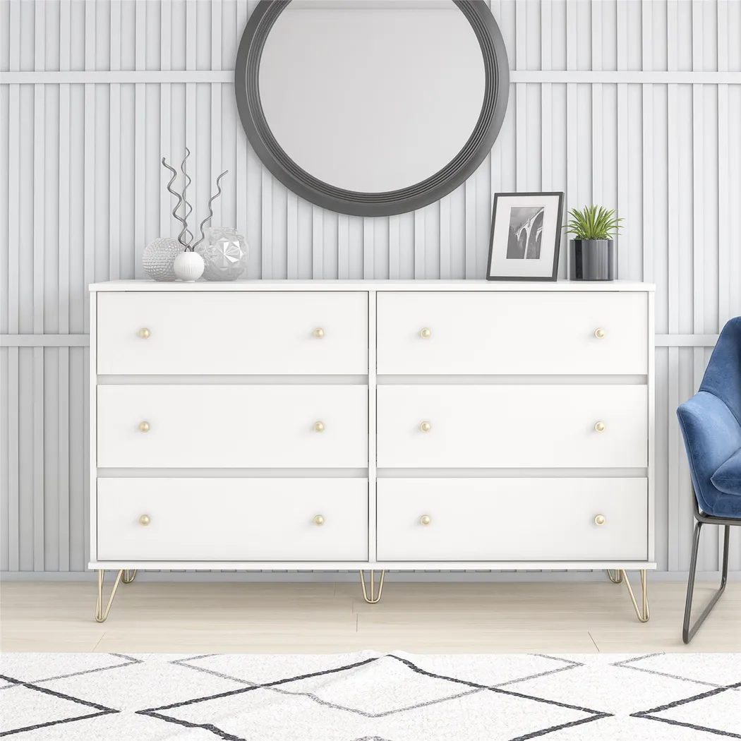 Brogden White 6 Drawer Dresser - Thumbnail - Image 8