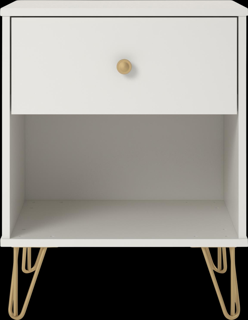 Brogden White Nightstand - Thumbnail - Image 1