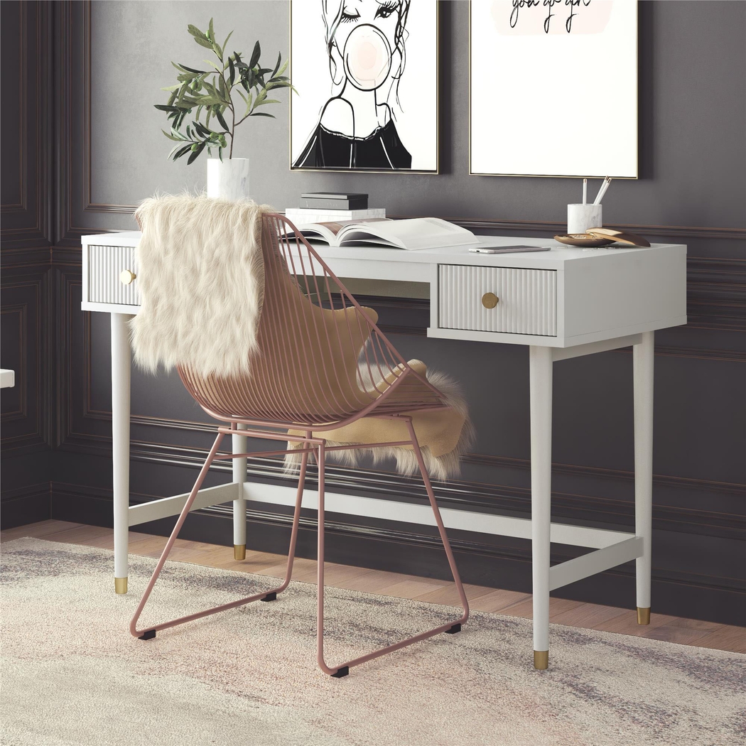 Brohawn Dove Gray Desk - Thumbnail - Image 2