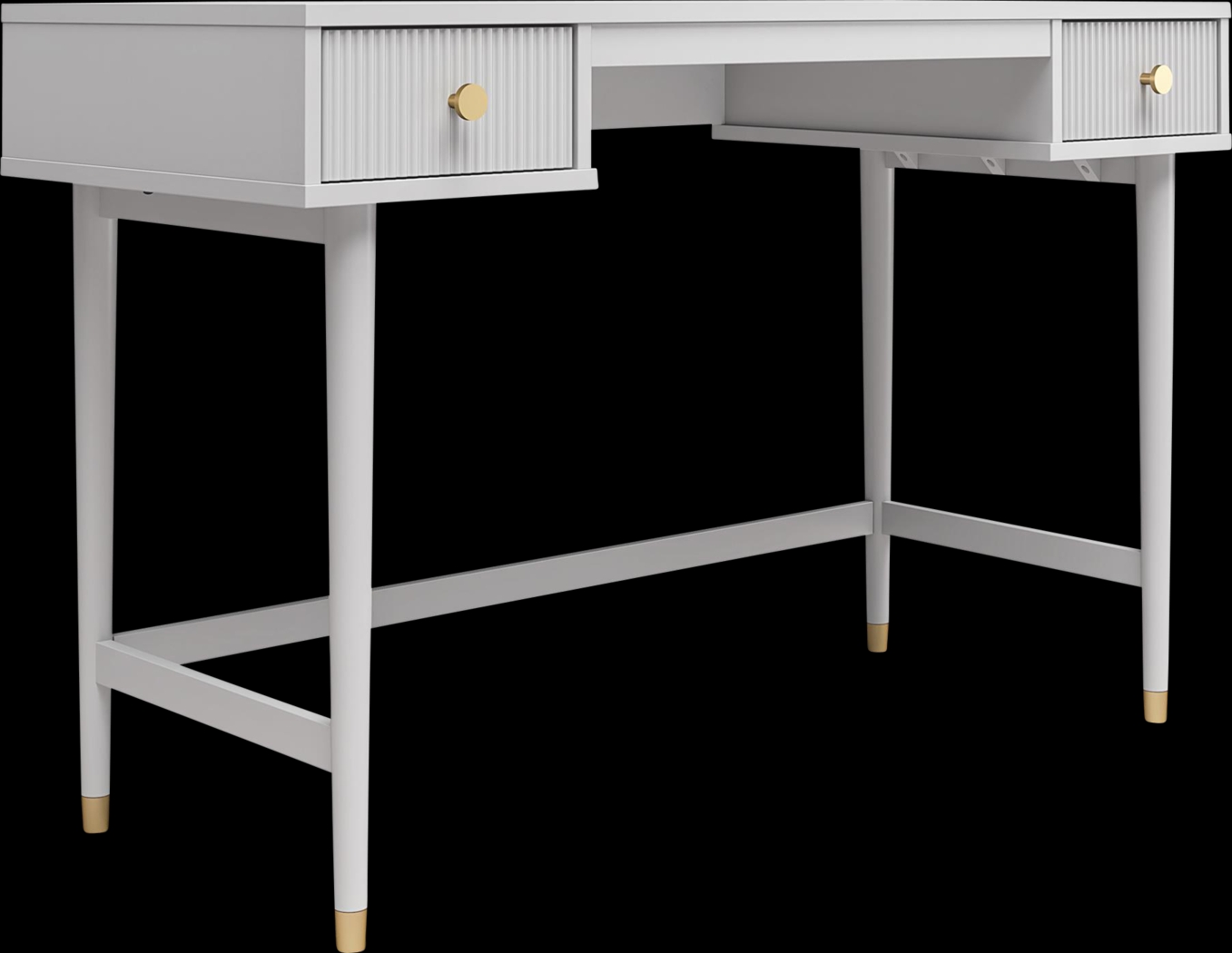 Brohawn Dove Gray Desk - Thumbnail - Image 1