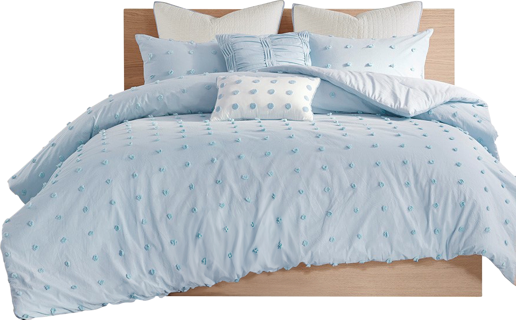 Brokat Blue King Comforter Set - Thumbnail - Image 1