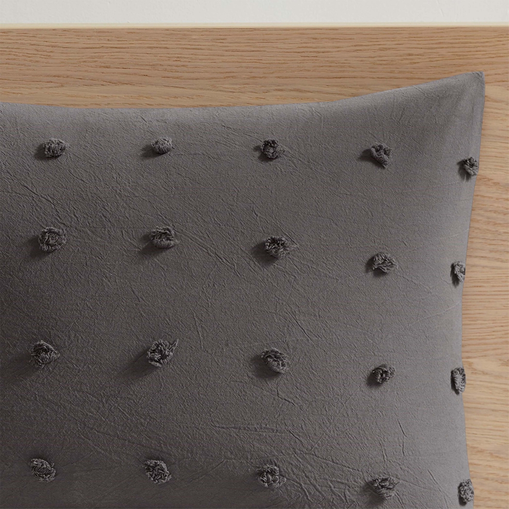 Brokat Dark Gray King Comforter Set - Thumbnail - Image 11