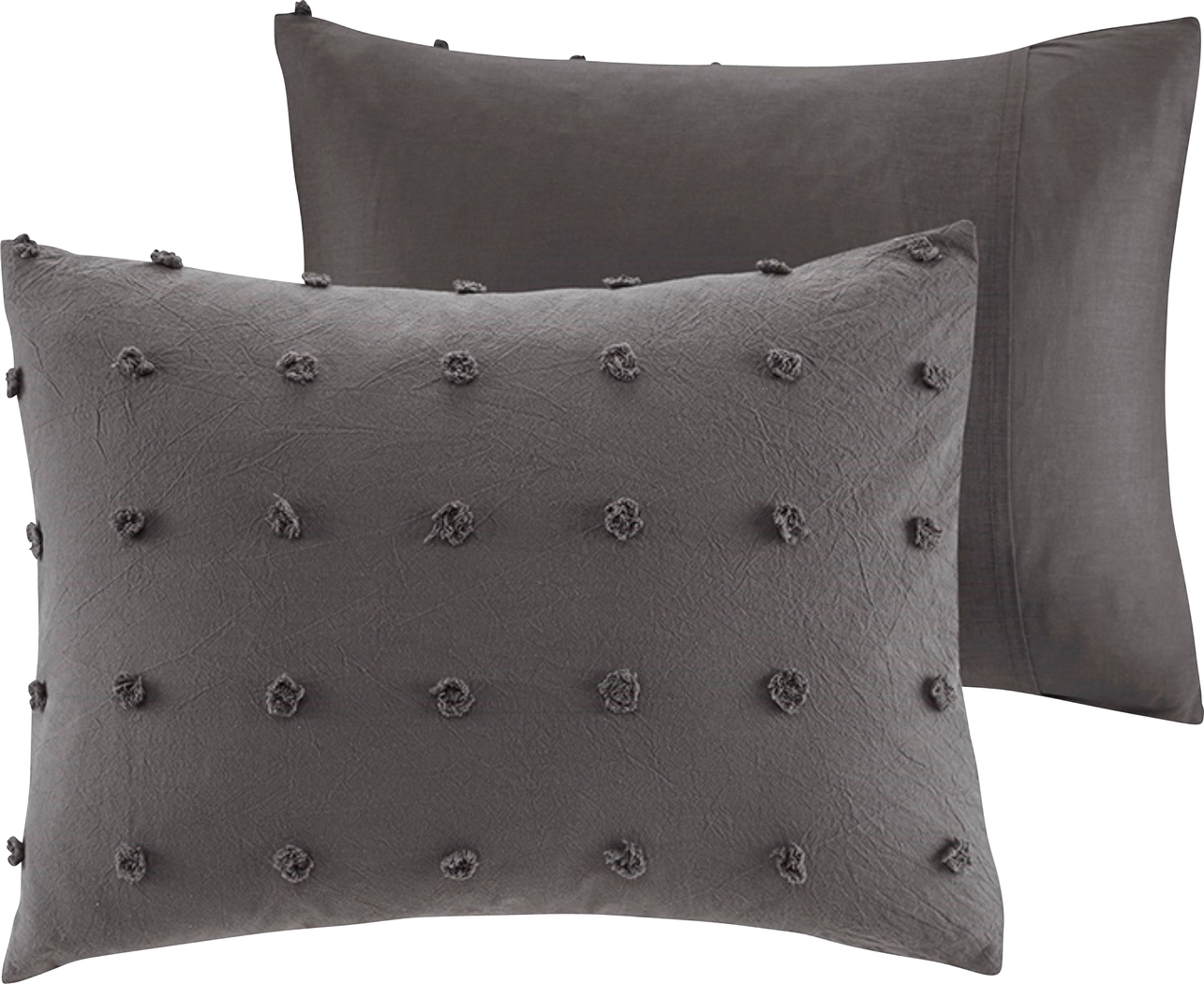 Brokat Dark Gray King Comforter Set - Thumbnail - Image 6