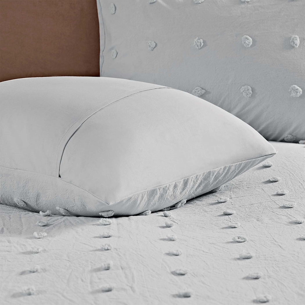 Brokat Light Gray King Comforter Set - Thumbnail - Image 10