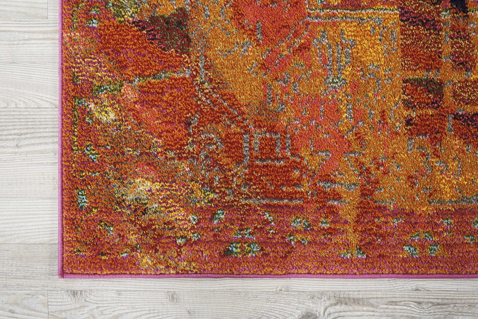 Broken Glass Red 7'10 x 10'6 Rug - Thumbnail - Image 2