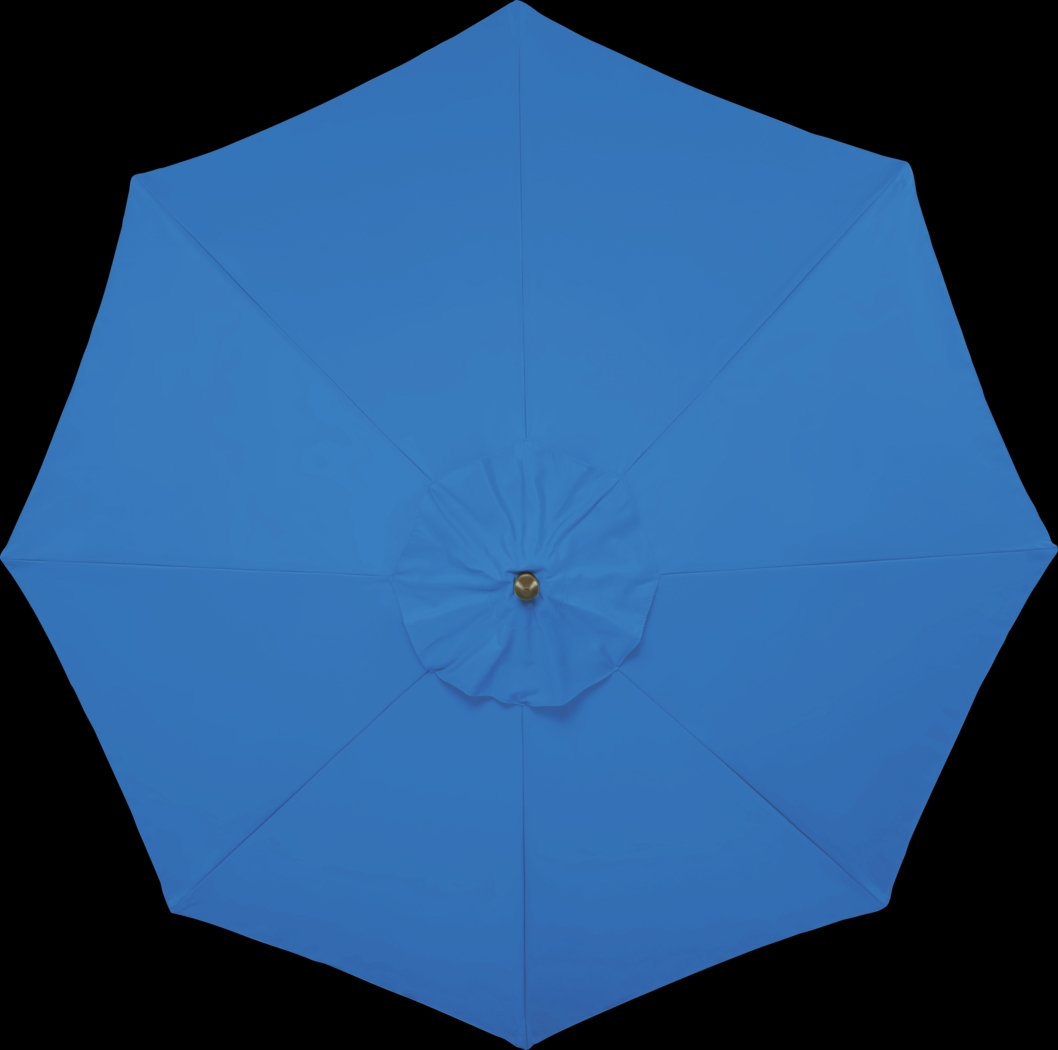 Brolly 9' Octagon Outdoor Blue Umbrella - Thumbnail - Image 3