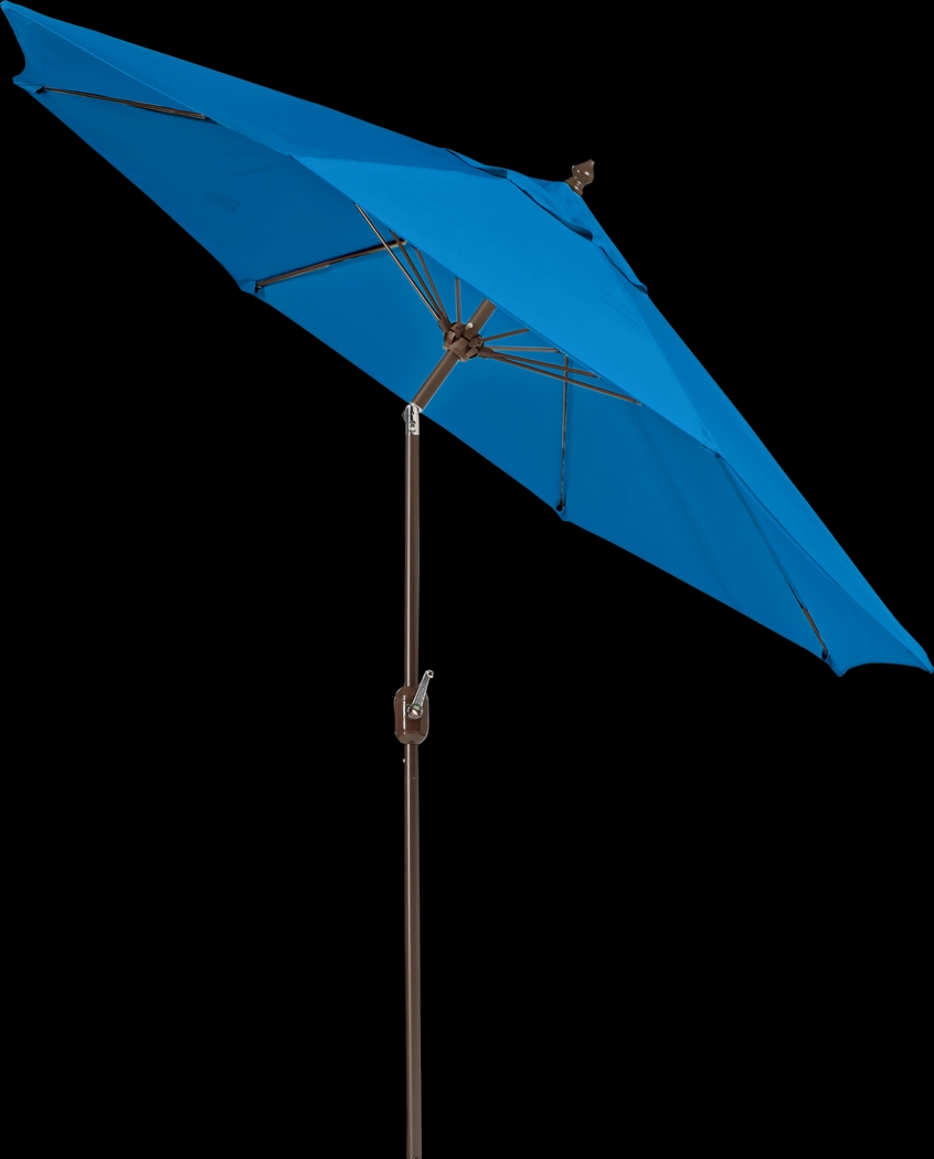 Brolly 9' Octagon Outdoor Blue Umbrella - Thumbnail - Image 2