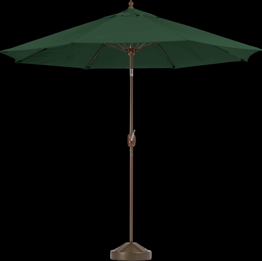 Brolly 9' Octagon Outdoor Green Umbrella - Thumbnail - Image 1