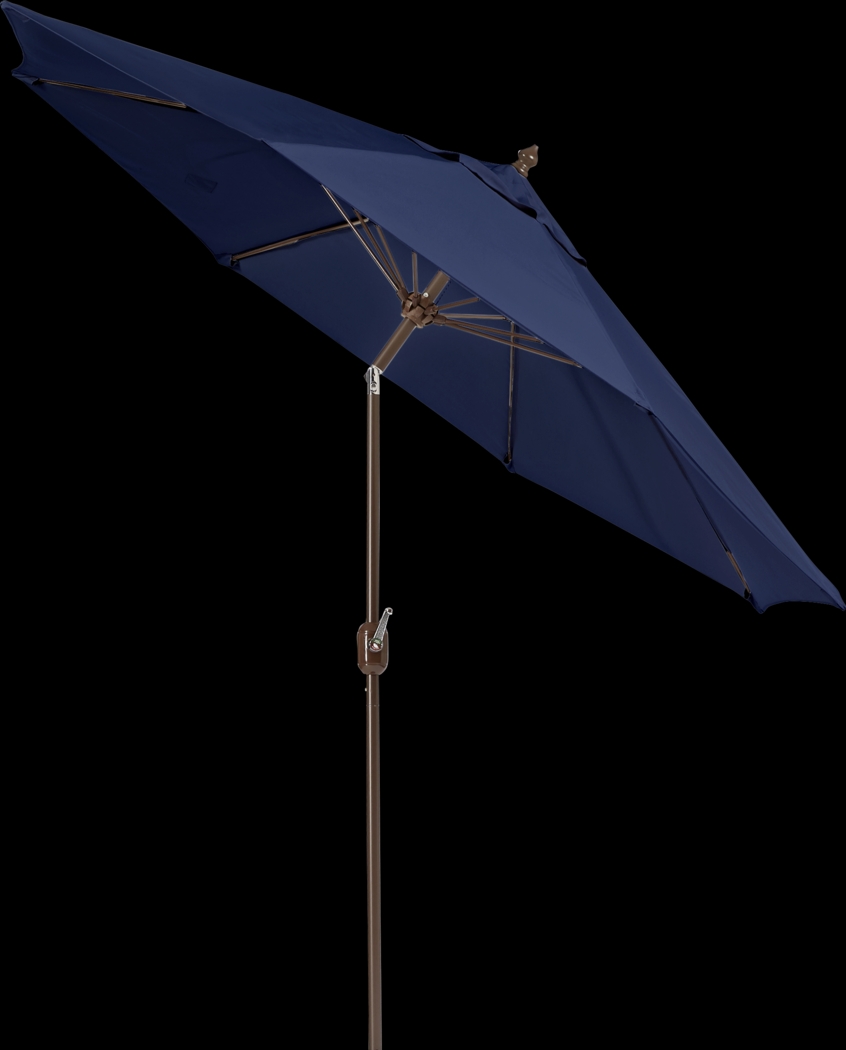 Brolly 9' Octagon Outdoor Navy Umbrella - Thumbnail - Image 2