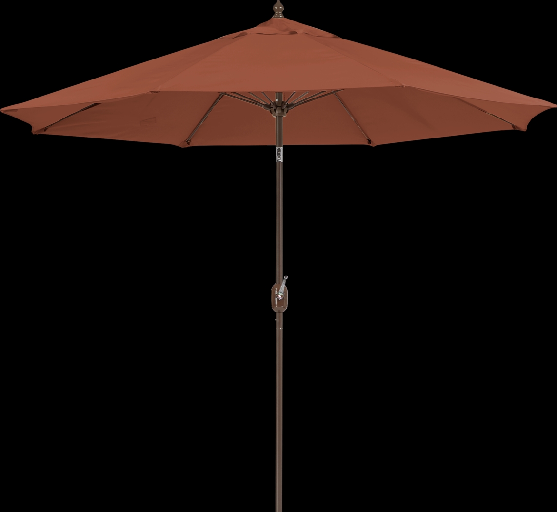 Brolly 9' Octagon Outdoor Rust Umbrella - Thumbnail - Image 1