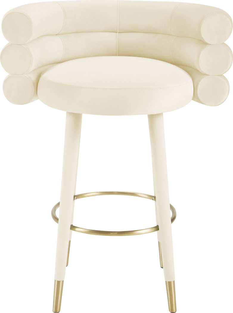 Bromelia Cream Barstool - Thumbnail - Image 3