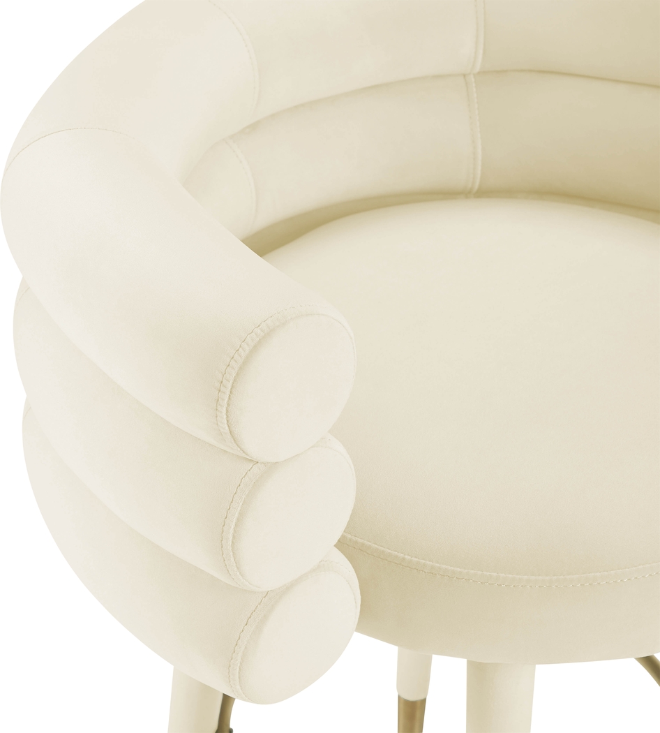 Bromelia Cream Barstool - Thumbnail - Image 4