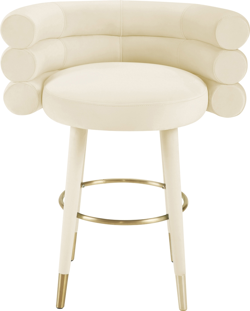 Bromelia Cream Counter Stool - Thumbnail - Image 2