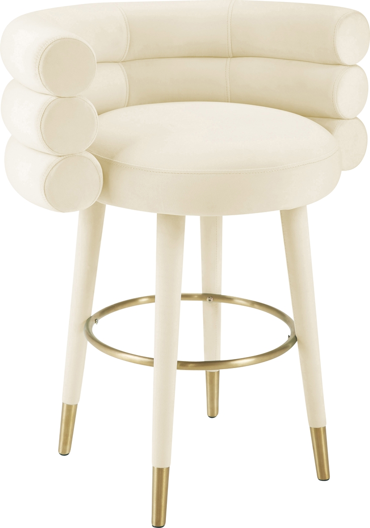 Bromelia Cream Counter Stool - Thumbnail - Image 1