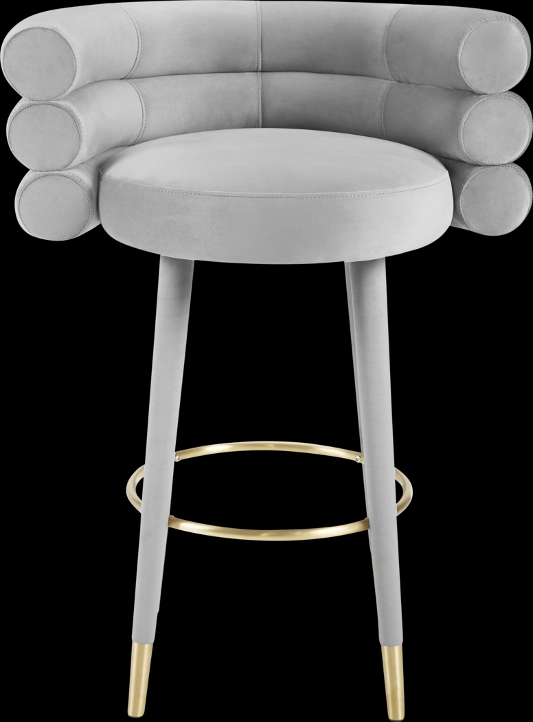 Bromelia Gray Barstool - Thumbnail - Image 3