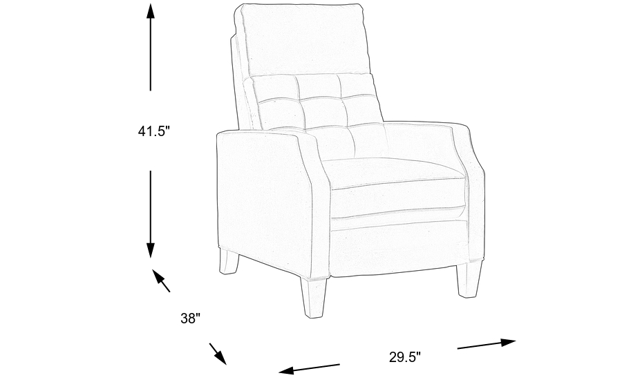 Dimension Image. Please refer to the Dimension Tab on this page for dimension details.